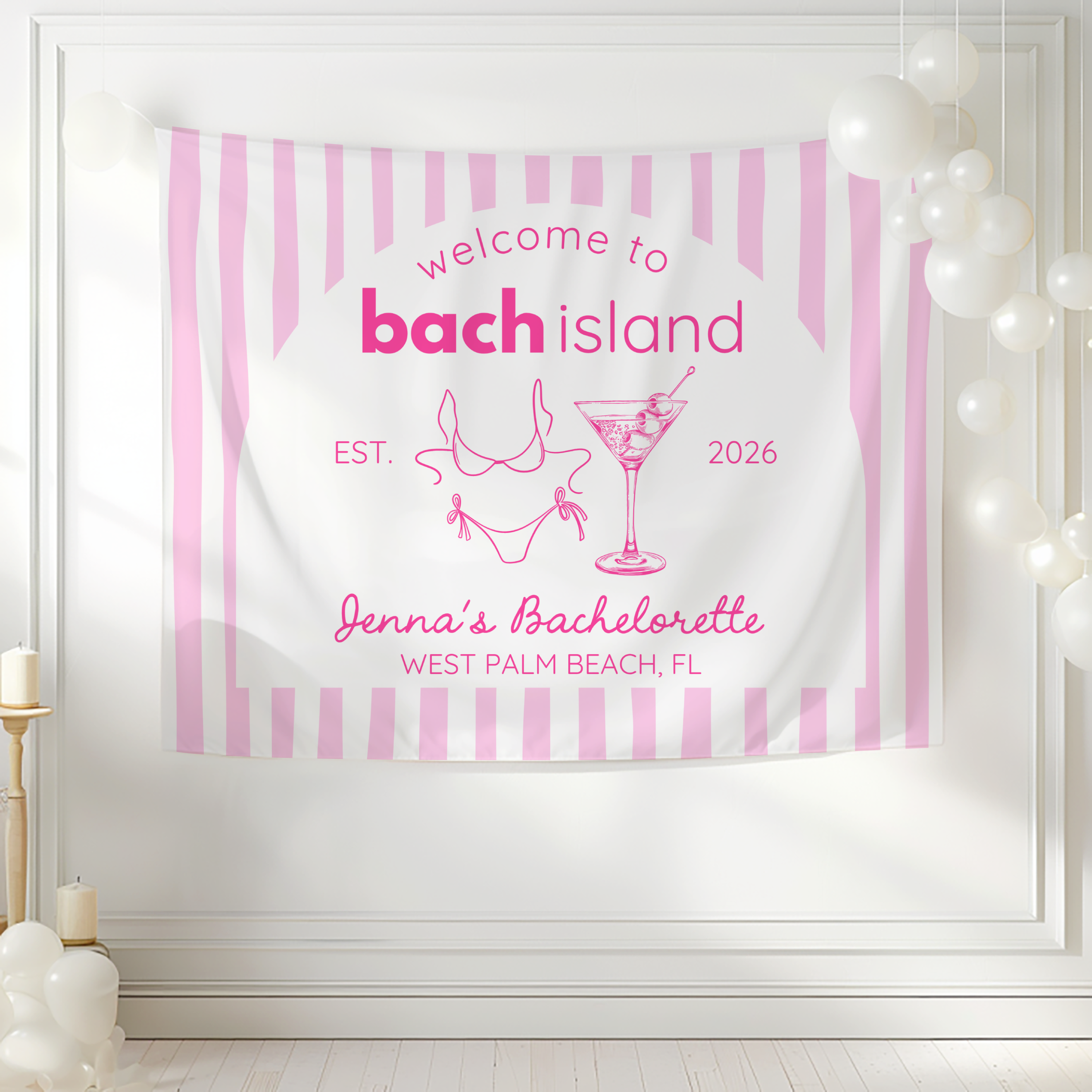 Custom Bachelorette Banner