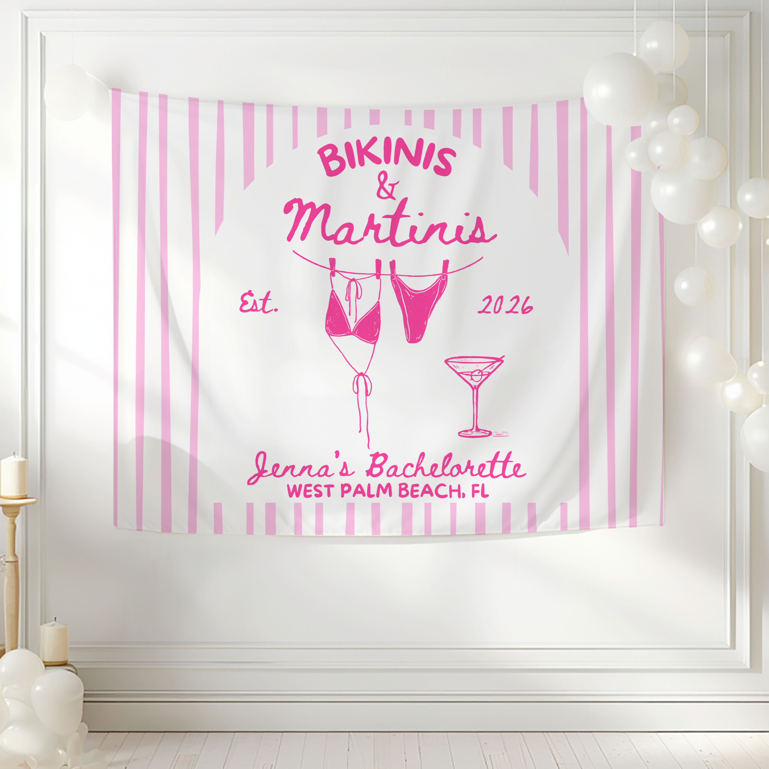 Custom Bachelorette Banner