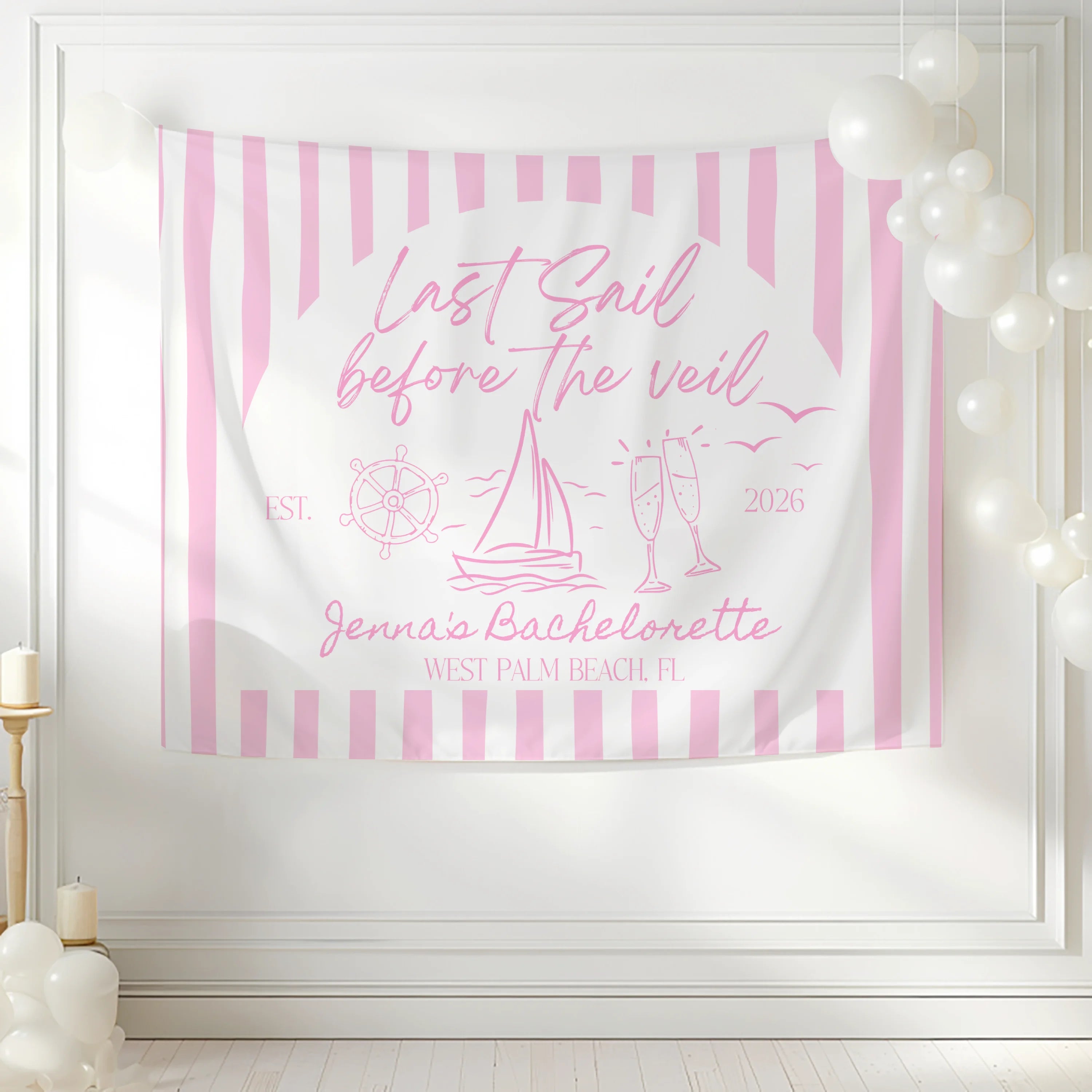 Custom Bachelorette Banner
