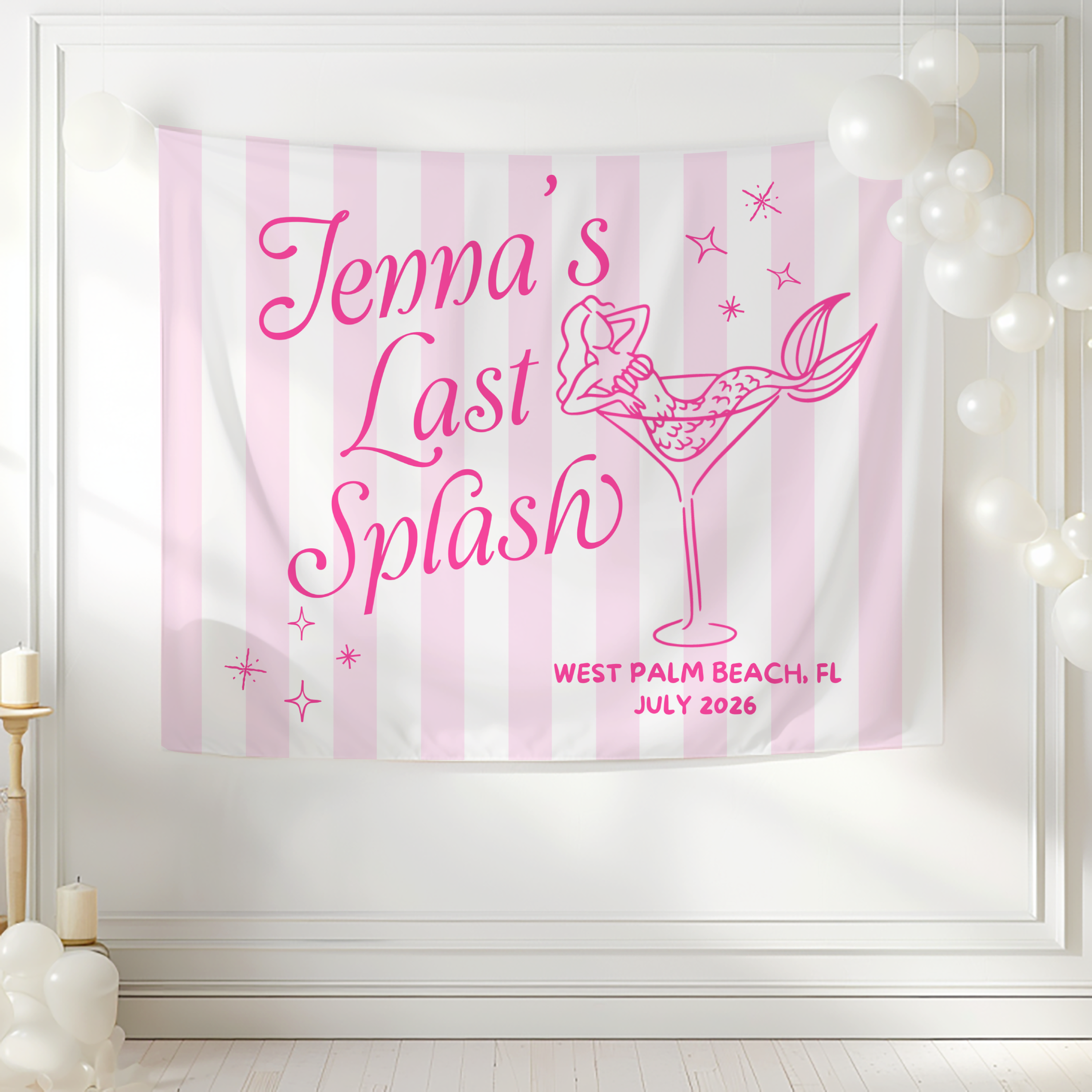 Custom Bachelorette Banner