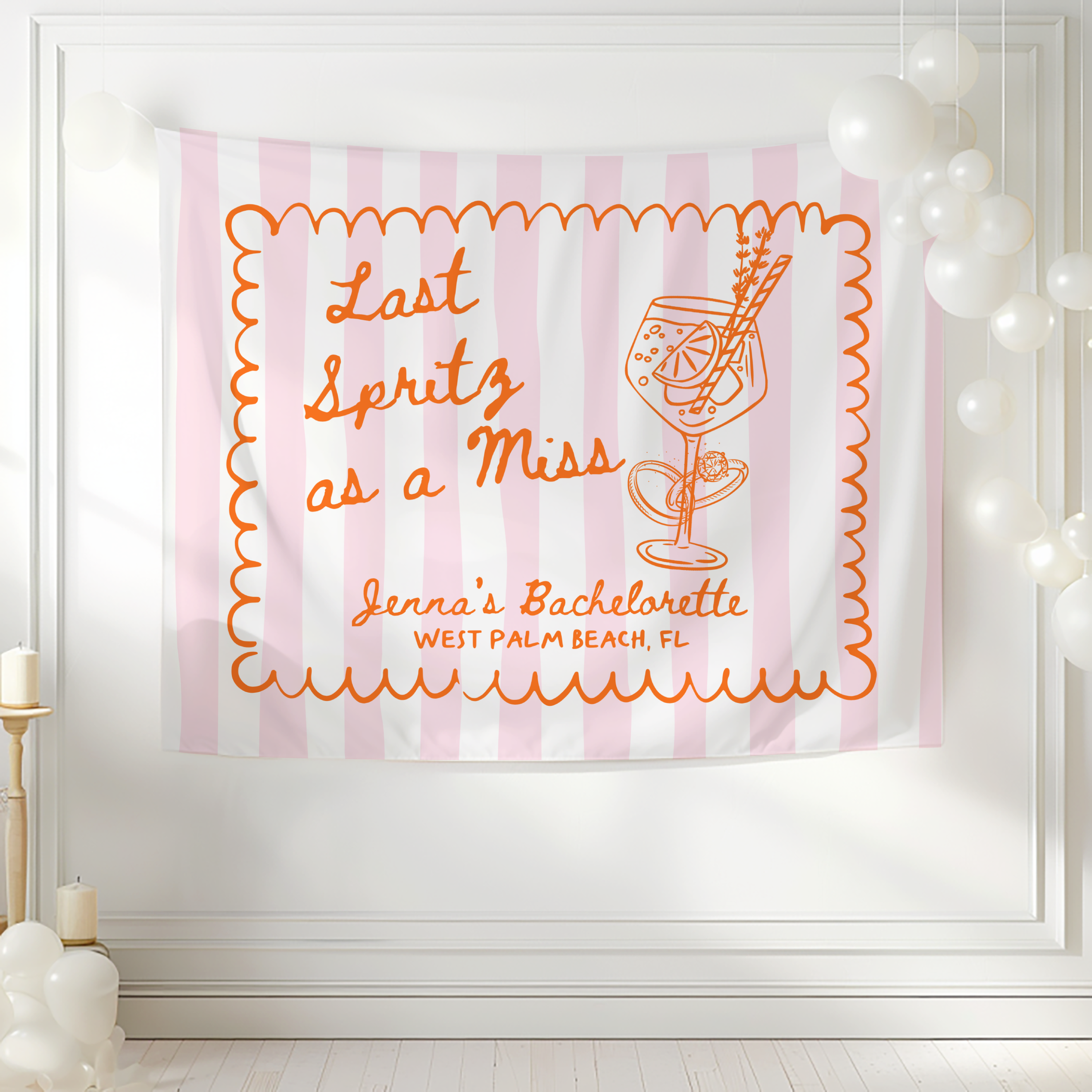 Custom Bachelorette Banner