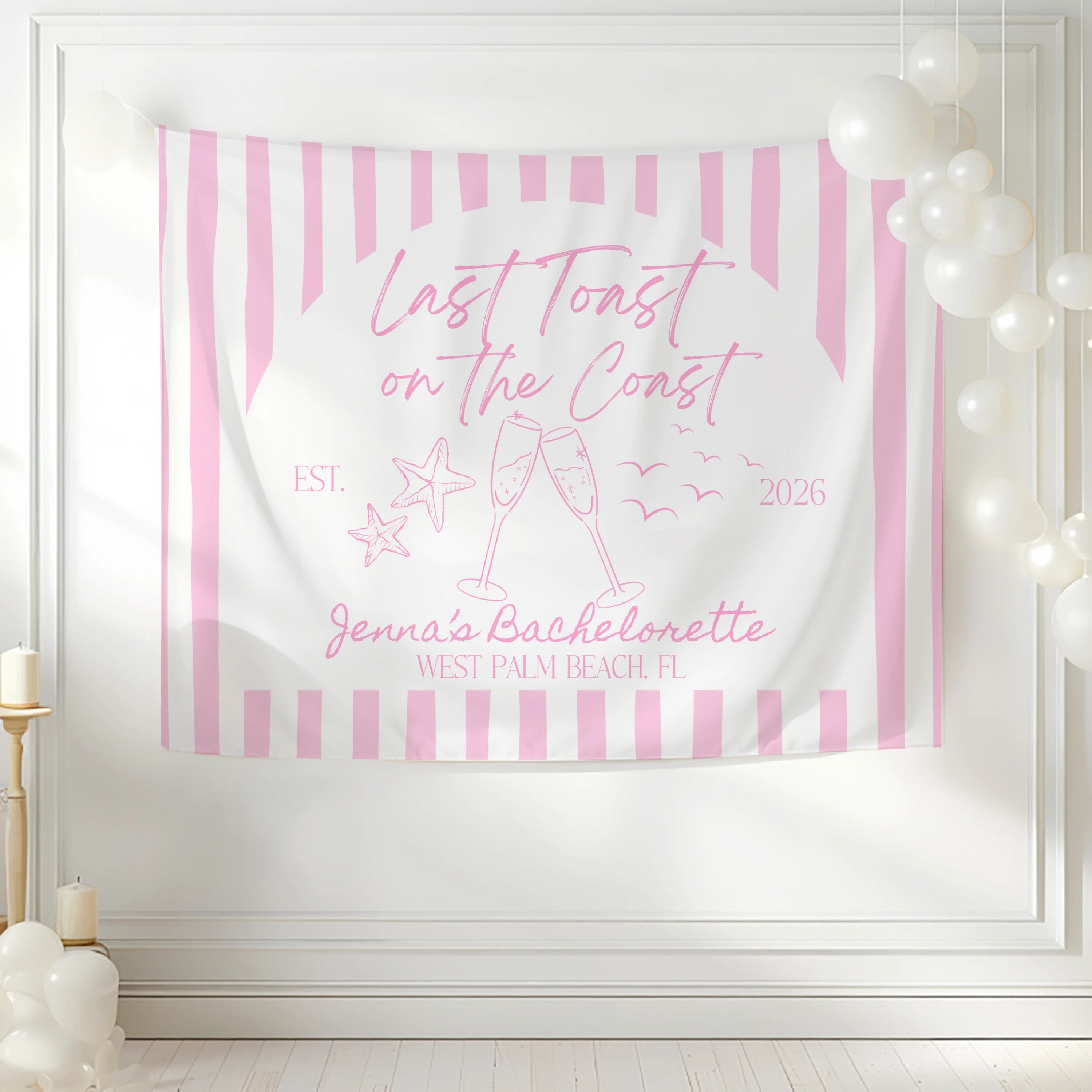 Custom Bachelorette Banner