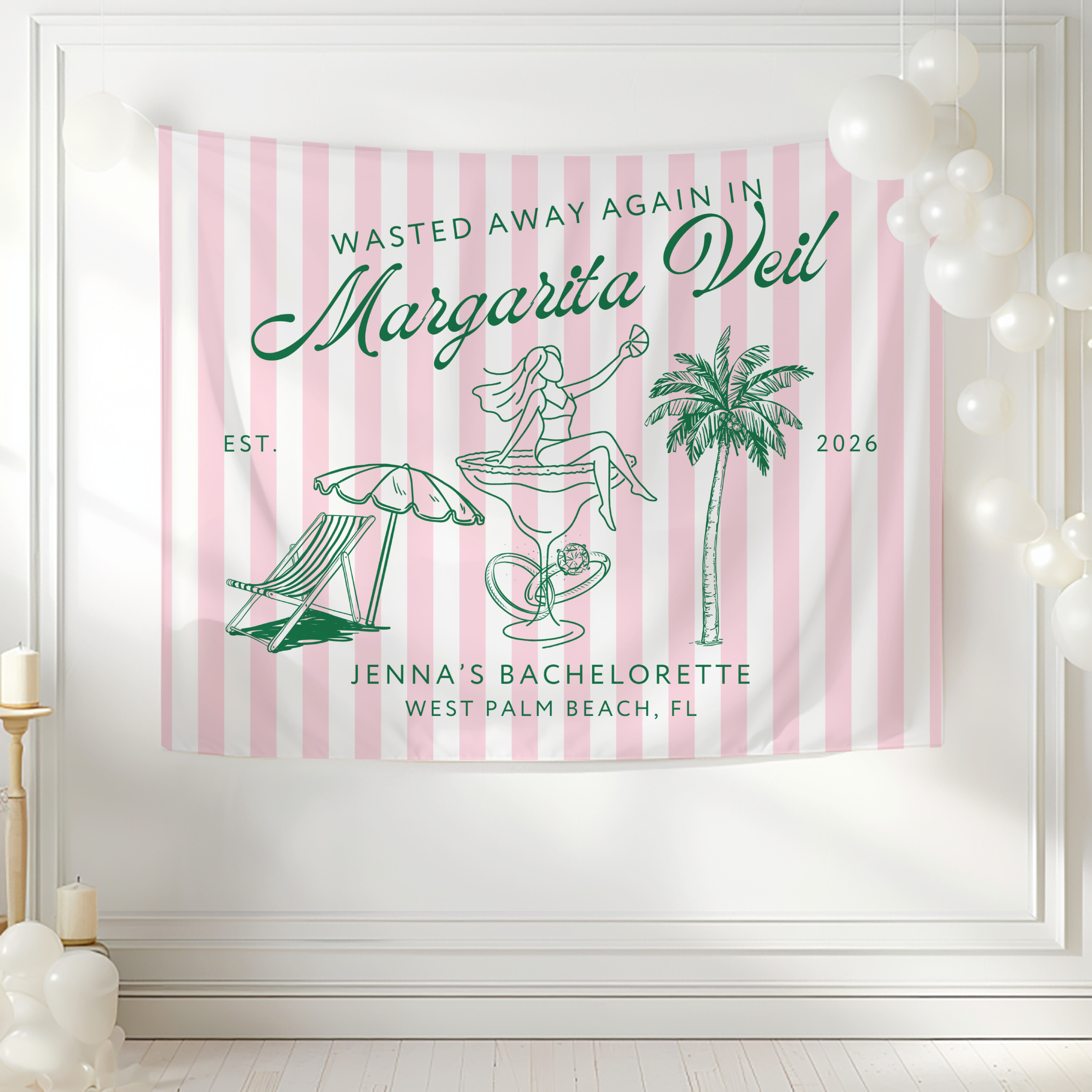 Custom Bachelorette Banner
