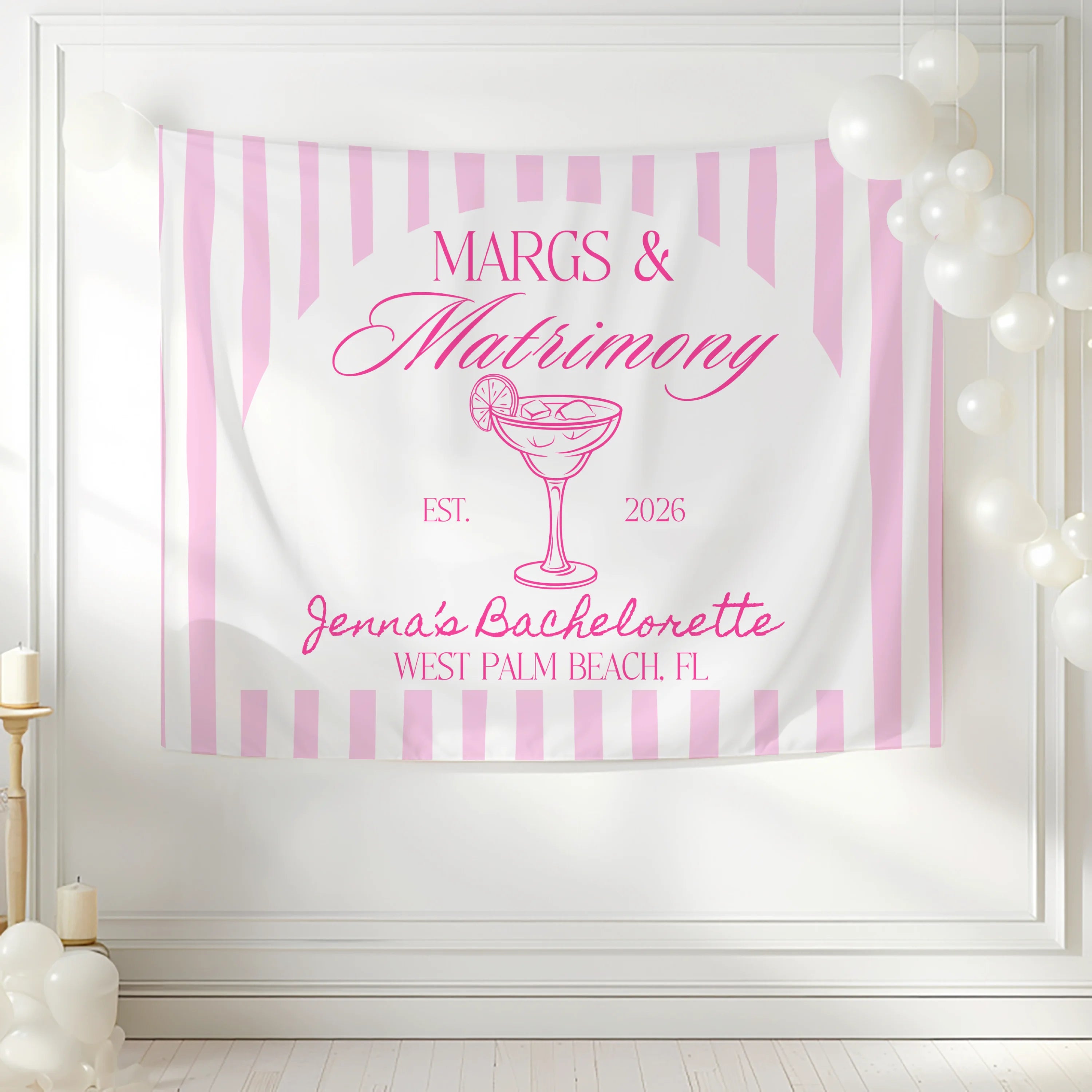 Custom Bachelorette Banner