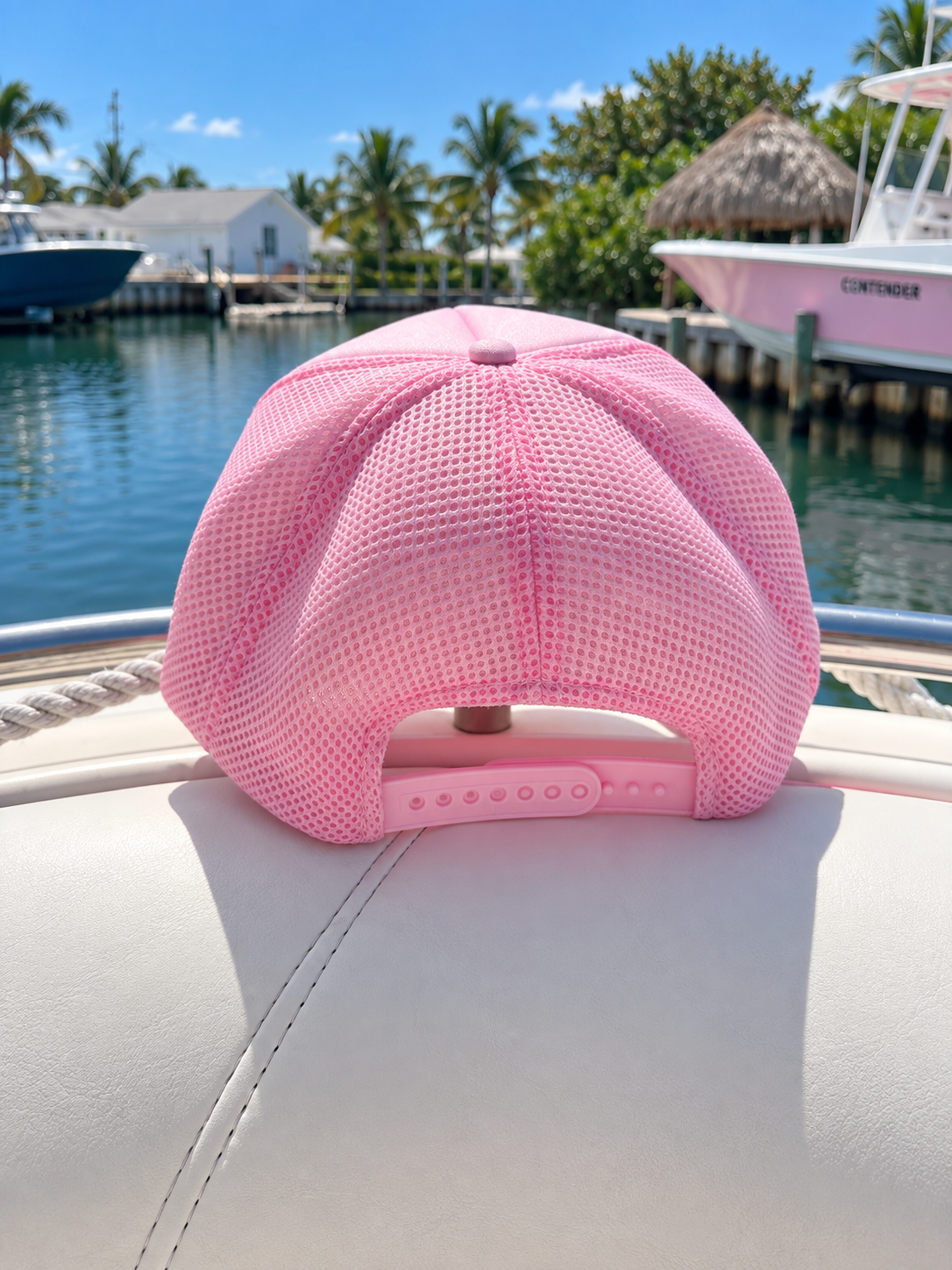Palm Beach Pink Trucker Hat