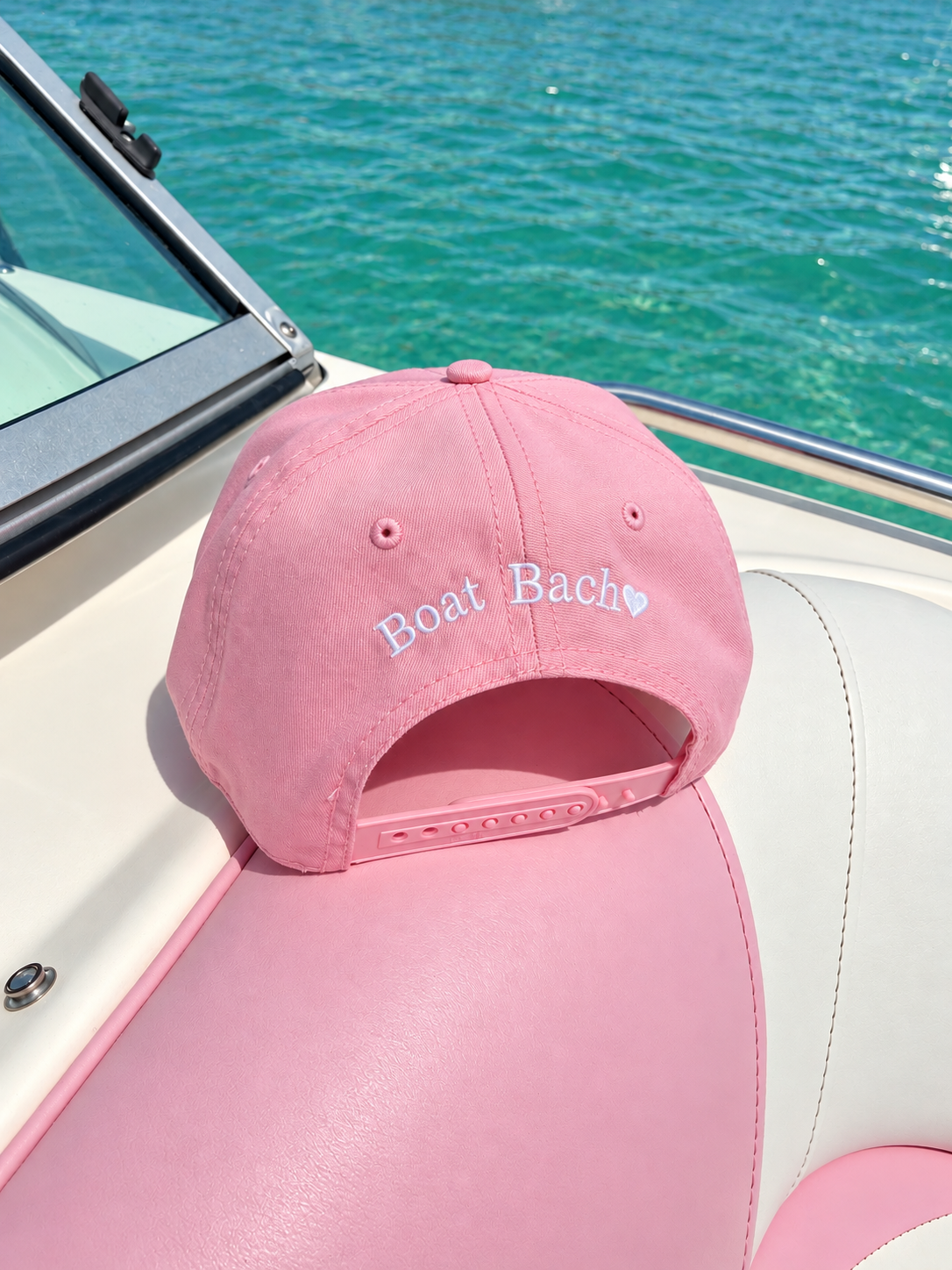Champagne Captain - Pink Trucker Hat