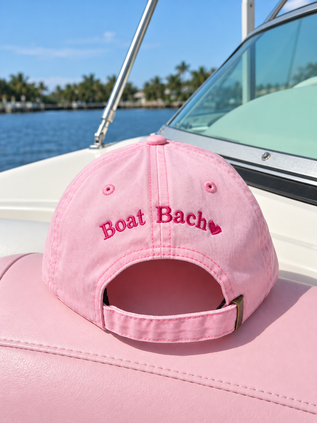Pink Boat Society - Pink Baseball Cap