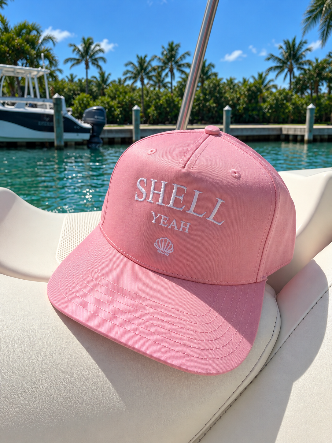 Shell Yeah - Pink Trucker Hat