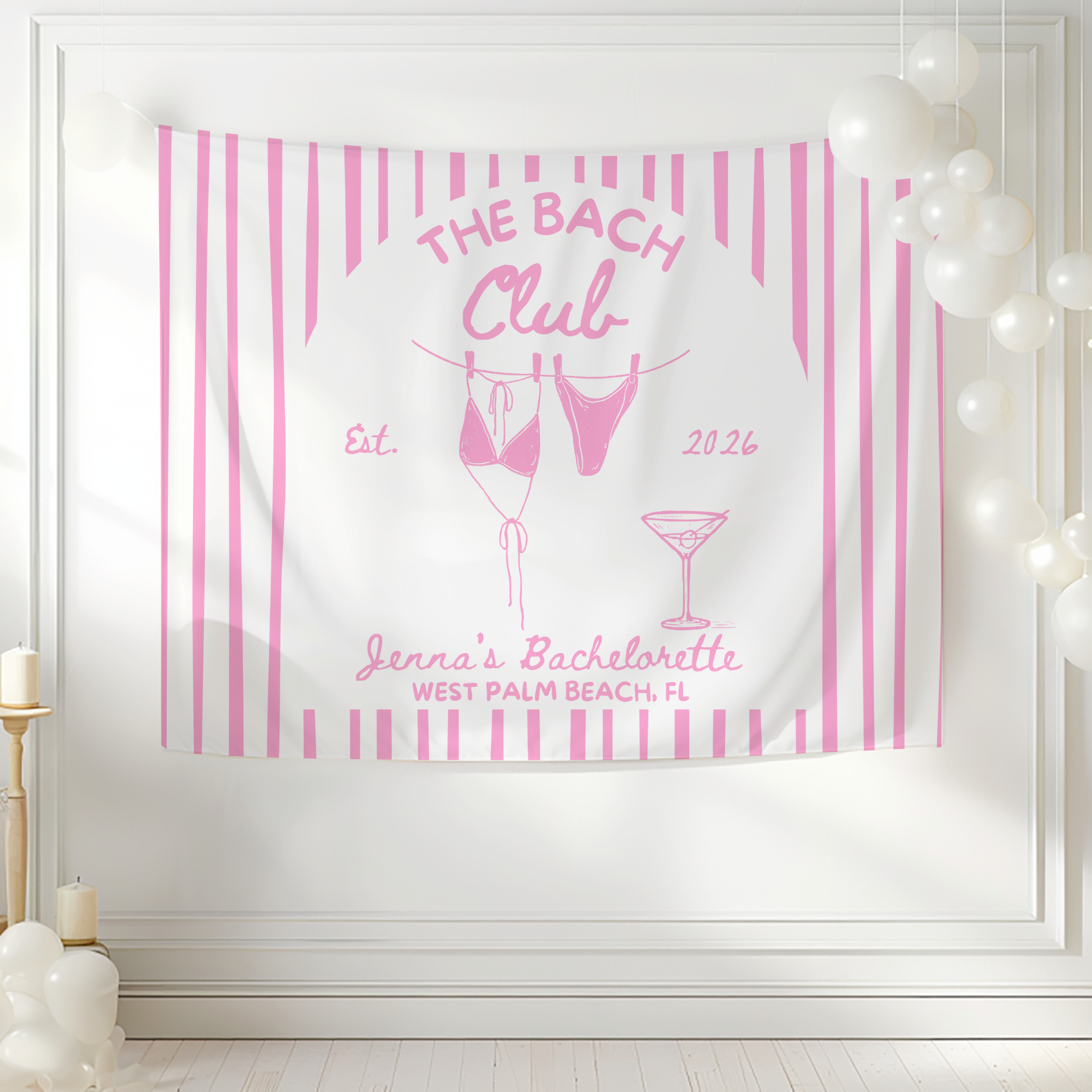 Custom Bachelorette Banner